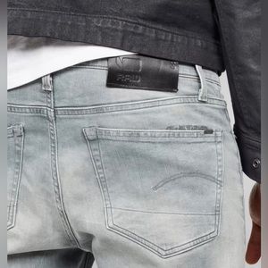 G-Star Raw ‘Medium Aged’ 3301 Straight Tapered Jeans in Very Good Condition